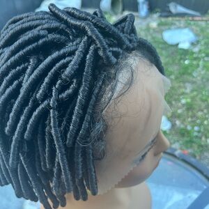 Hd lace Human hairlock wig